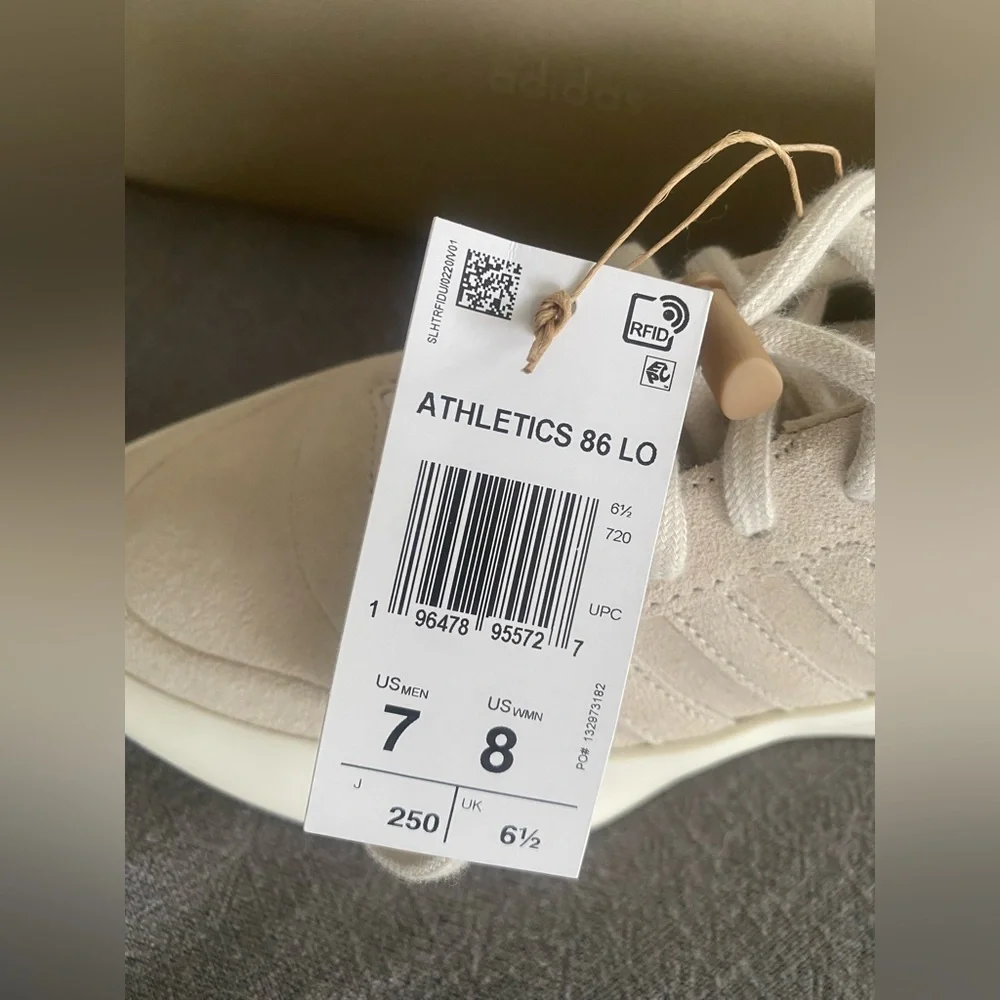 adidas x Fear of God Athletics '86 Low | Talc | size 7 men’s, size 8 women’s - Picture 3 of 5